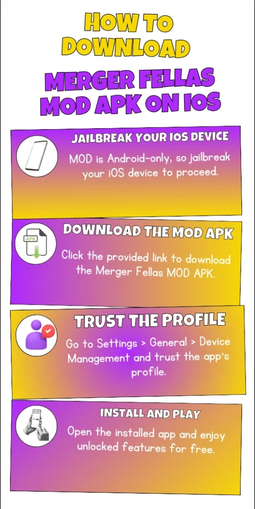 How To Download Merger Fellas MOD APK iOS